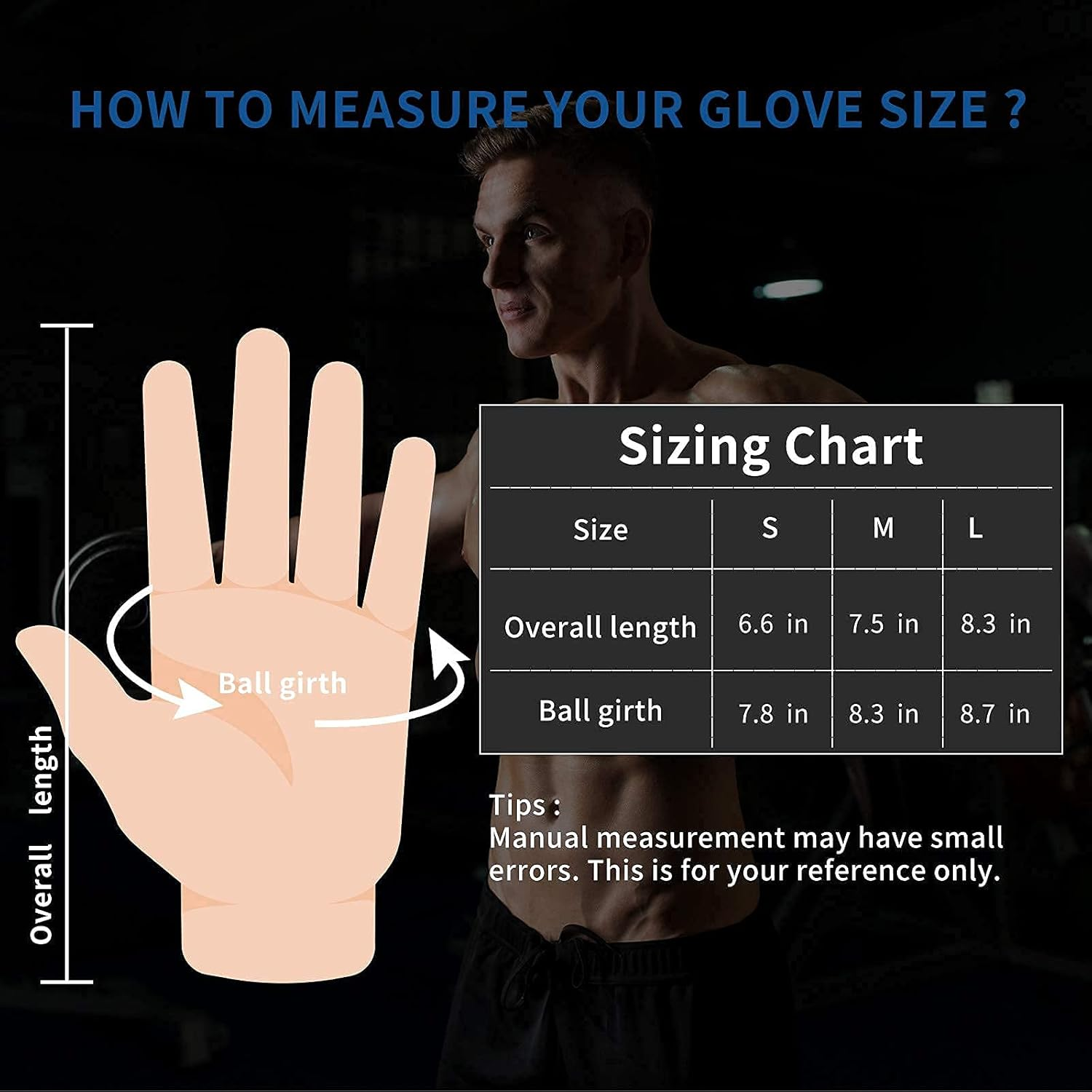 Grip Workout Gloves, Full Finger Workout Gloves，Gym Gloves for Weightlifting, Kettlebell, Pull-Ups, Row, Cross Training, Wods, Yoga and Gymnastics Gloves for Men and Women-No Calluses image number 3
