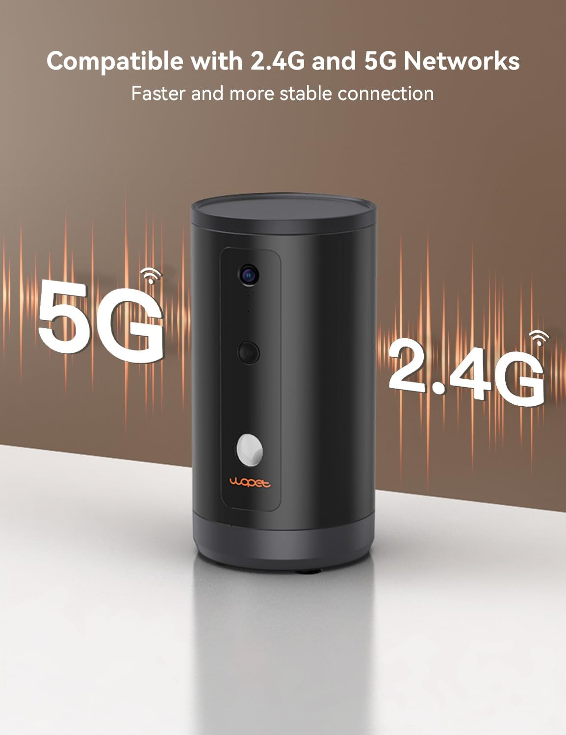 WOPET 300&deg; Dog Camera with Treat Dispenser, [New 2024] 5G Wifi Pet Camera Treat Tossing for Cats and Dogs, 1080P HD with Night Vision, 2-Way Audio for Monitoring Your Pet on Phone App image number 3