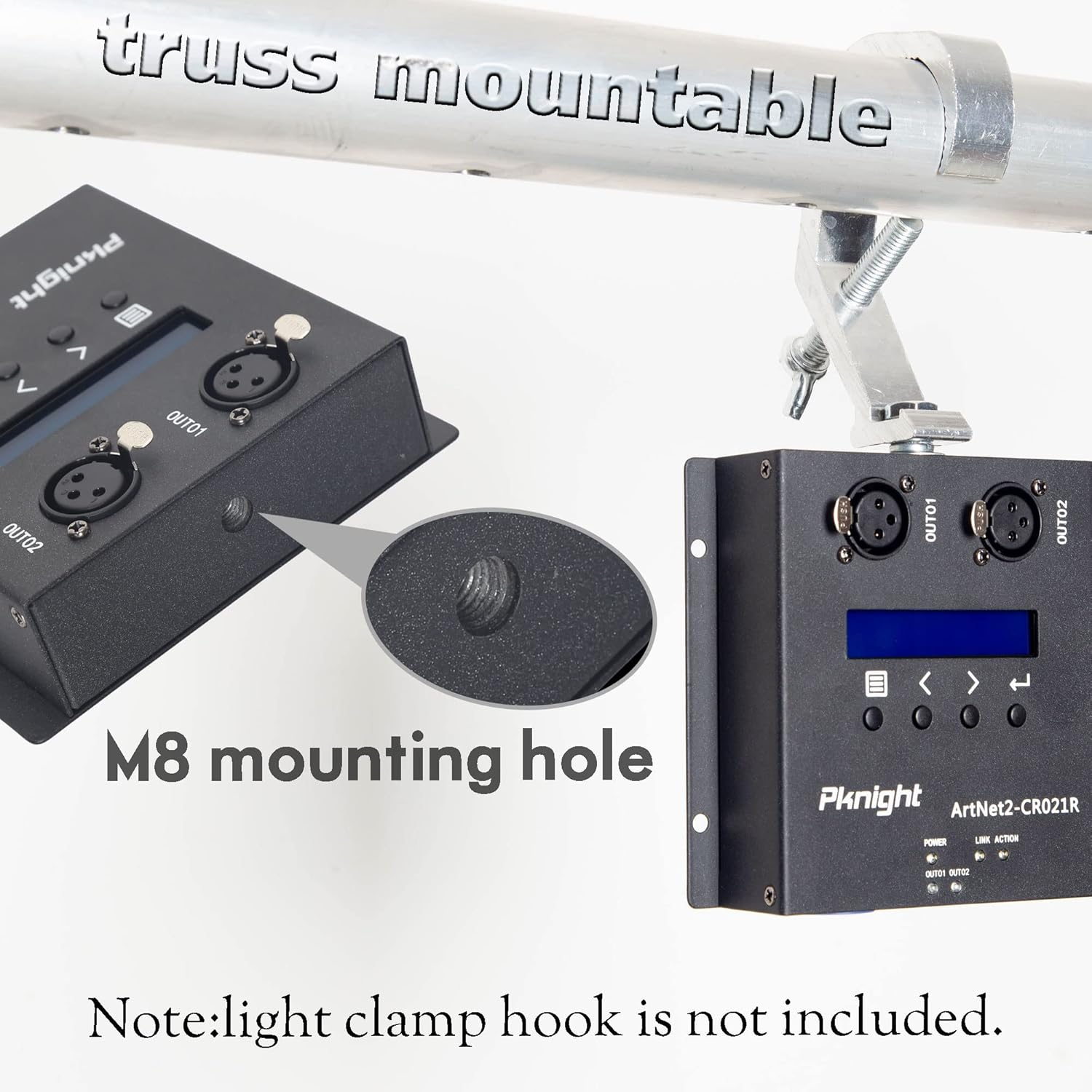 Pknight Artnet DMX 512 Ethernet Lighting Controller Interface(Poe)&hellip; image number 2