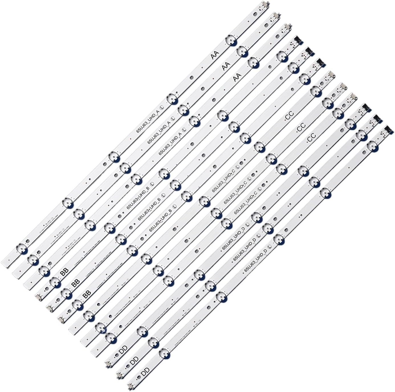 LED Backlight Strip 10 Lamp Fit for LIG 65" TV 65UJ6300 65UJ630V Fit for Innotek 17Y 65Inch_A SSC_65UJ63_UHD_A B C D EAV63673007 image number 1