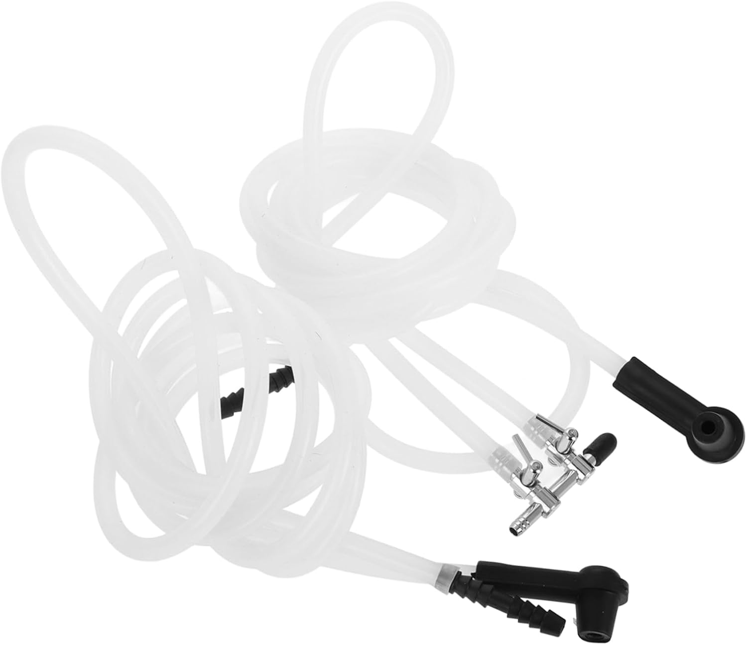 JUMPLAWN 1Set Brake Bleeder Hose Kit Easy to Use Tool for Replacement Saving Accessories for Cars and Motorcycles image number 1