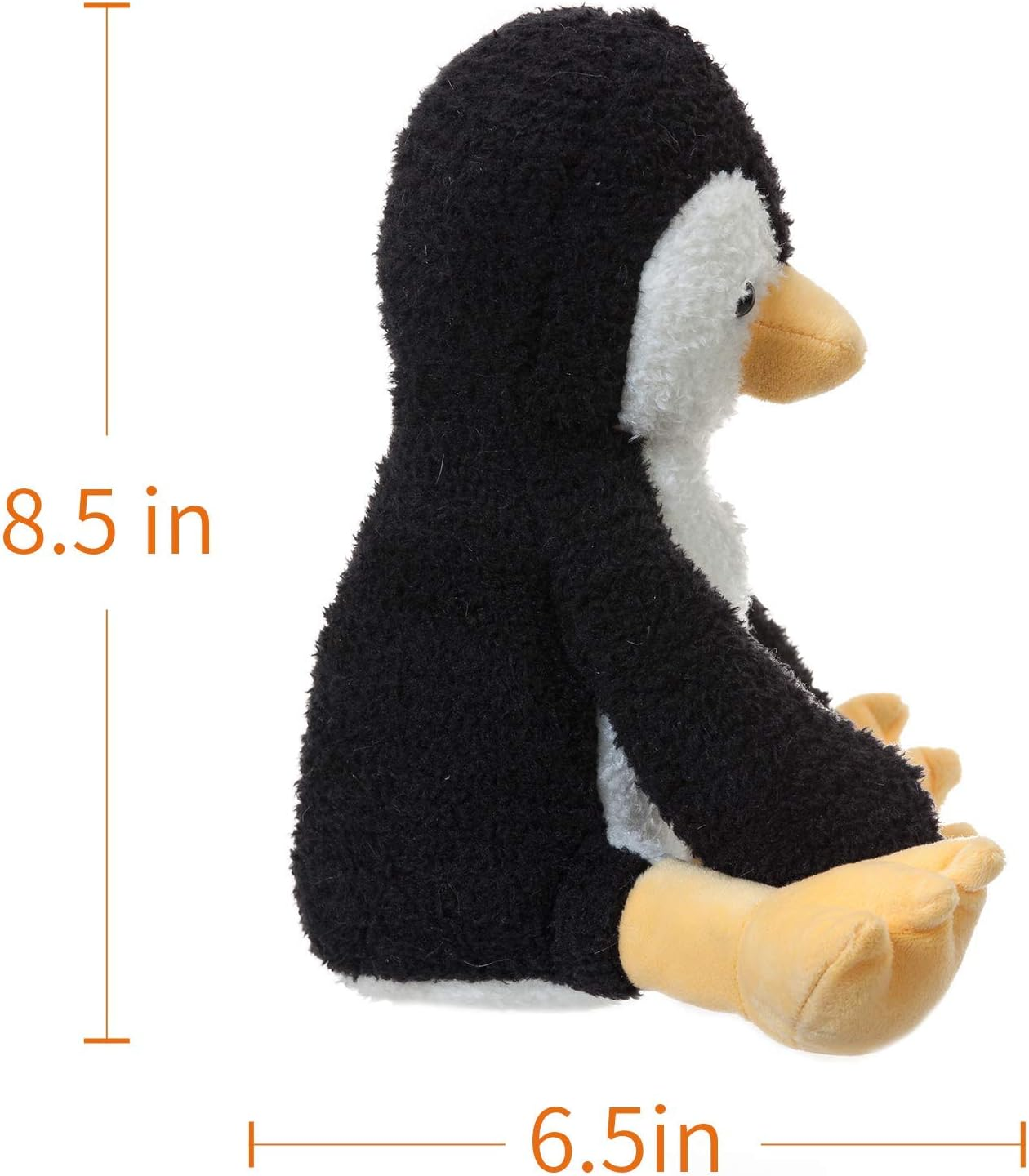 Apricot Lamb Toys Plush Velvet Penguin Stuffed Animal Soft Cuddly Perfect for Child (Velvet Penguin,8.5 Inches) image number 5
