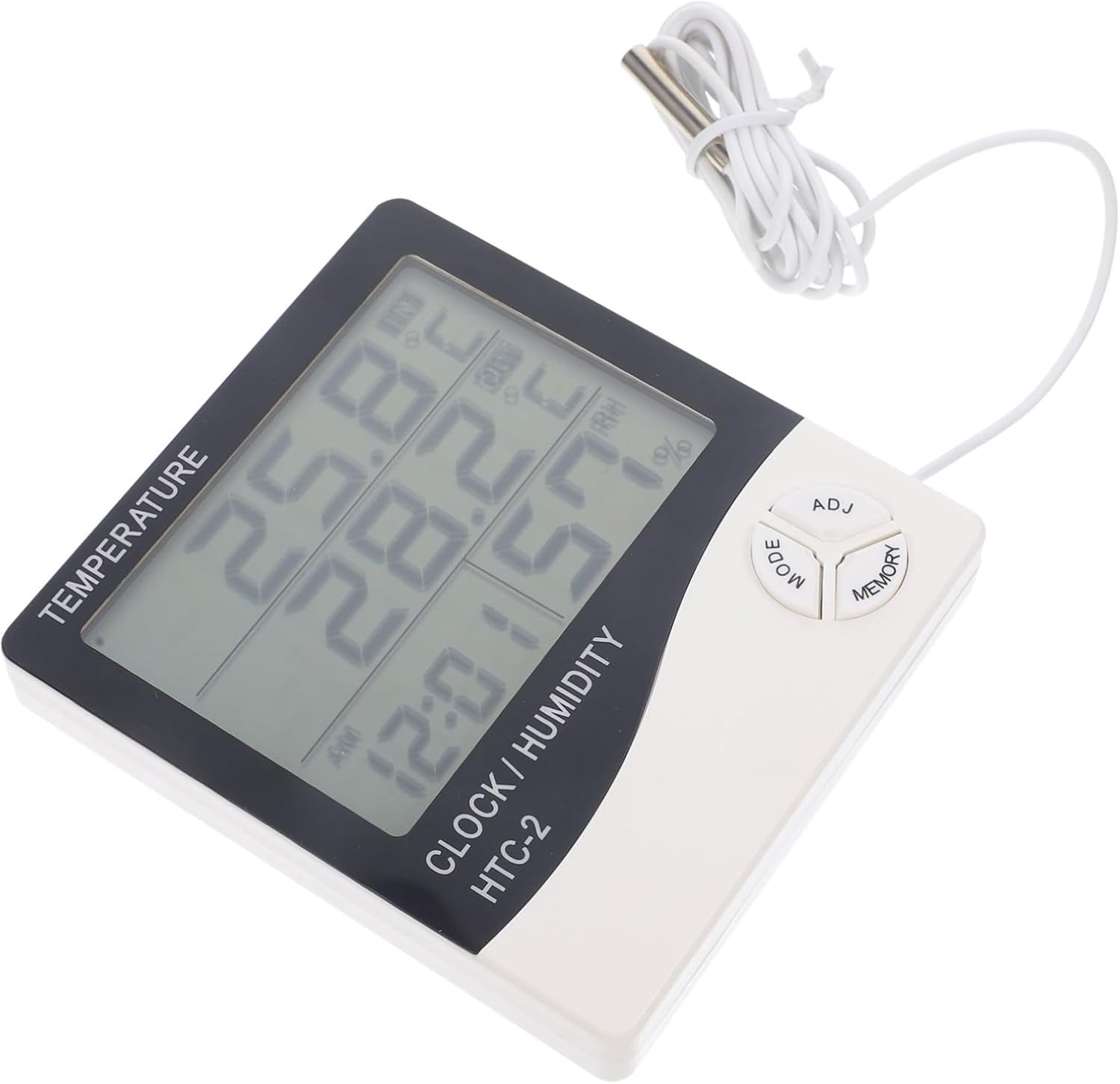 Digital Thermometer Humidity Monitor for Aquarium Fish Tank Home Use LCD Display Accurate Temperature Humidity Readings for Greenhouse Kitchen Office and Room image number 5