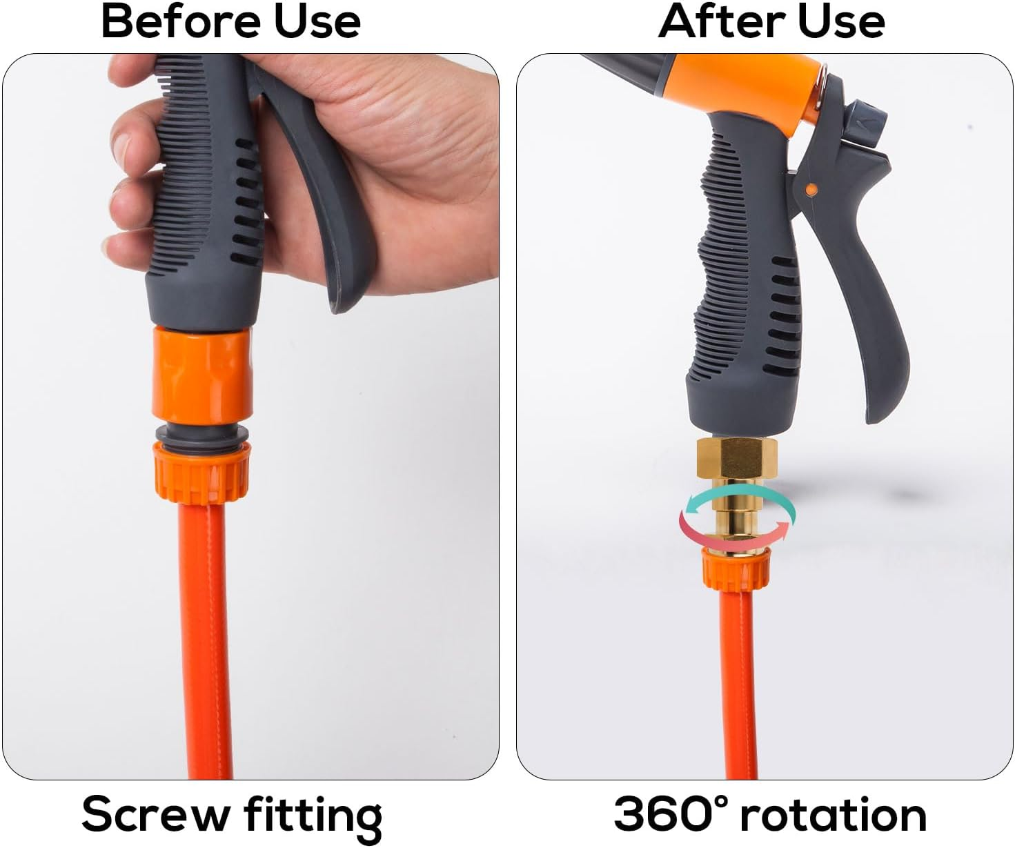 Gosknor Quick Connect Pressure Washer Fitting, Male M22-14Mm Quick Connect Pressure Washer Swivel Fitting Pressure Washer Adapter for Power Washer Hose Pump image number 2