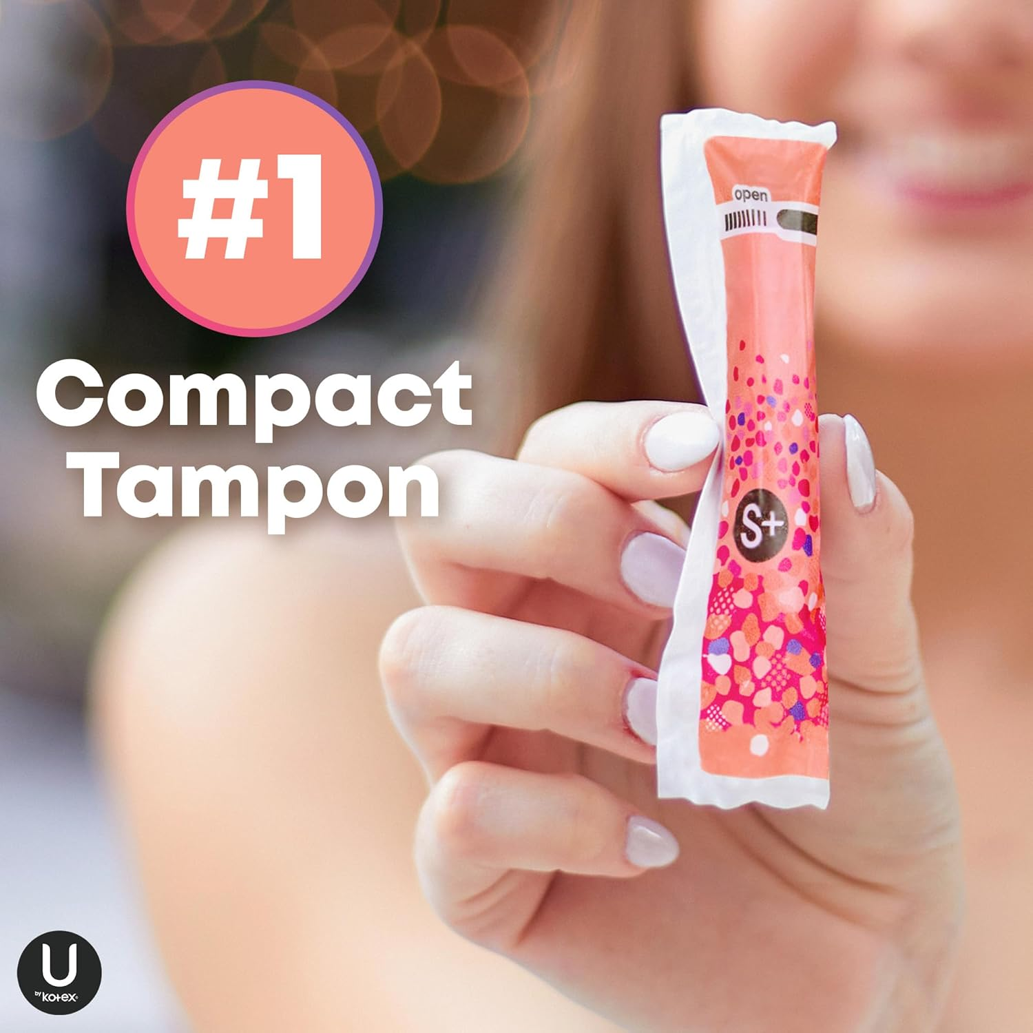 U by Kotex Click Compact Tampons, Super Plus, Unscented, 192 Count (6 Packs of 32) (Packaging May Vary) image number 5