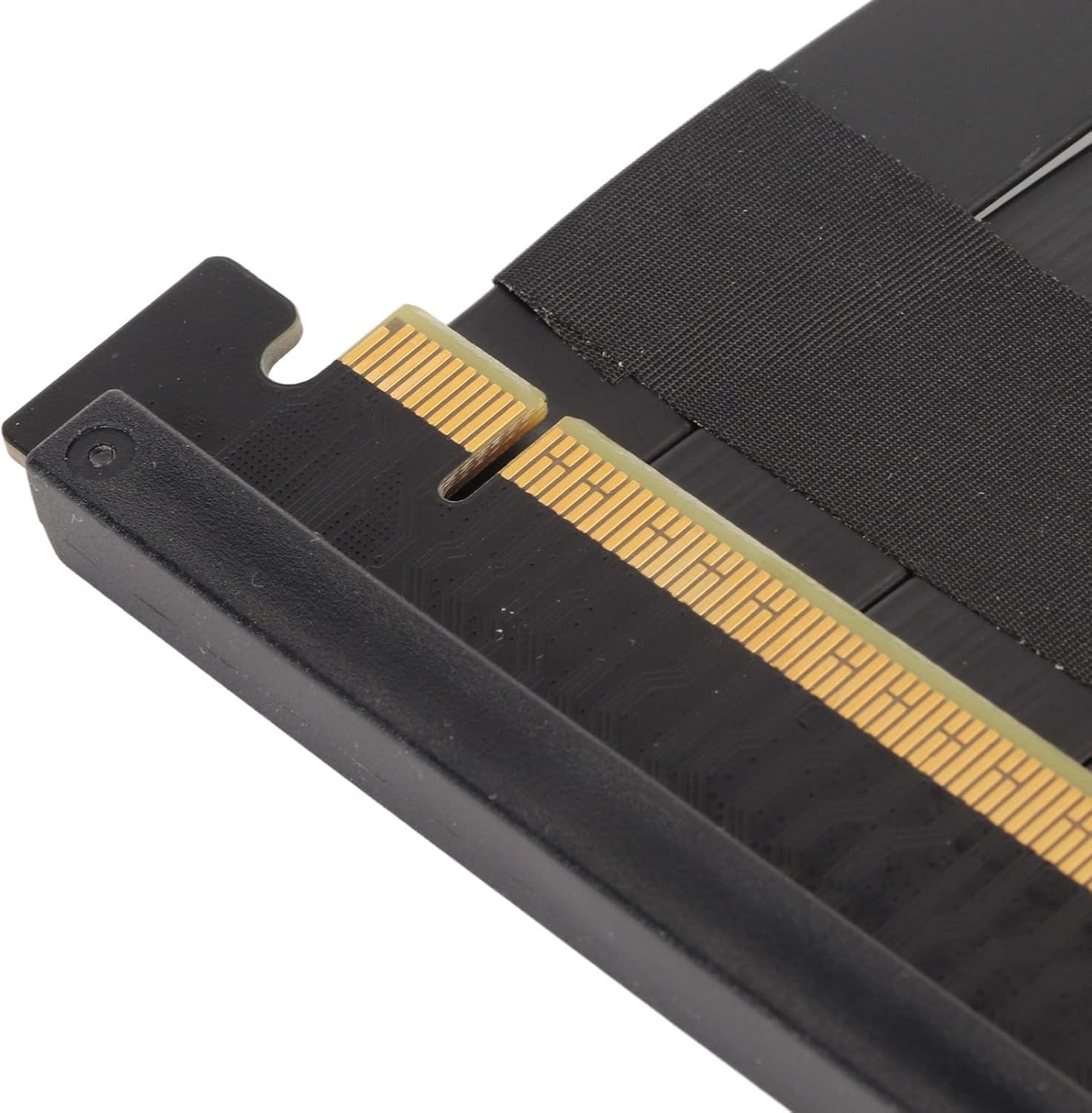 PCIE 4.0 X16 GPU Riser Cable, for RTX 4090 4080 4060 Series, for RX 7000 Series, High-Speed Flexible Extender PCI Express for Graphics Card, PCIE 4.0 Extension Cable (Black) image number 2