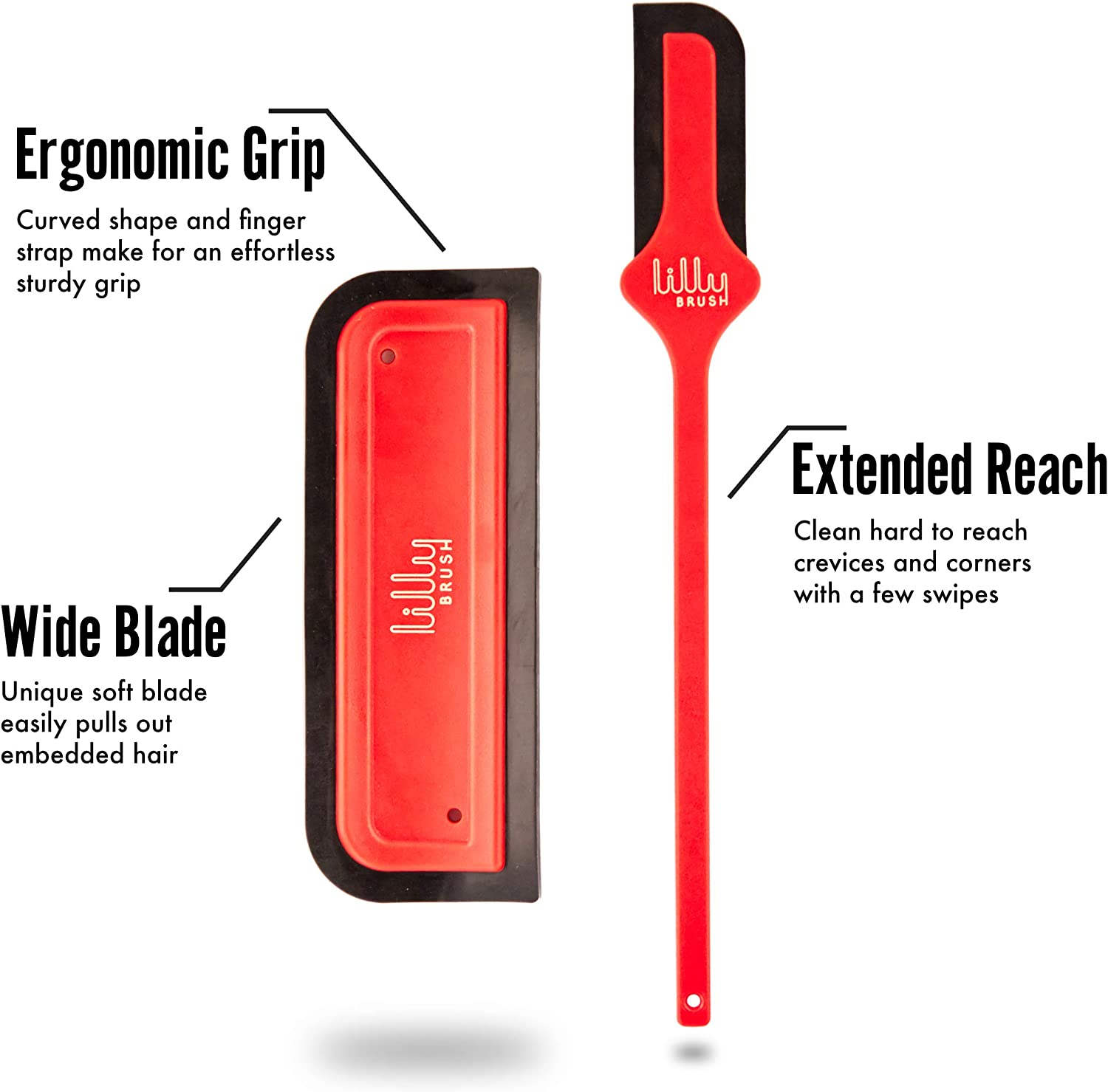 Lilly Brush Pro Pet Hair Tool Kit | Pet Hair Remover for Couch, Car Carpet, Car Seat, Auto Interior Detailing Kit, Cat and Dog Hair Remover Tool, Cat Fur Remover, Deep Cleaning Tools image number 4