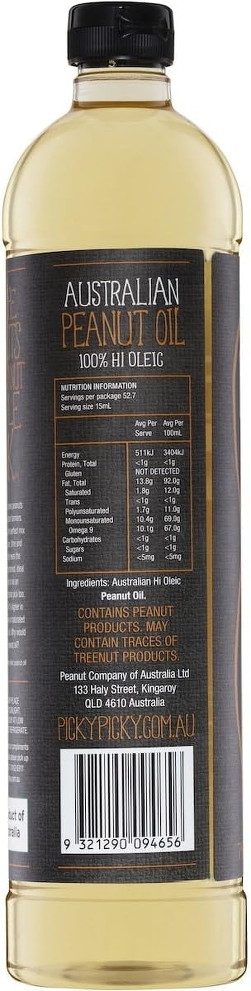 Picky Picky Australian Peanut Oil 790 Ml image number 3