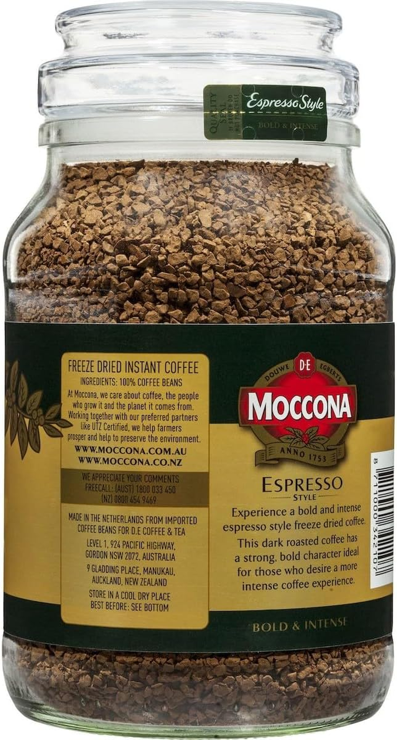 Moccona Espresso Style Freeze Dried Instant Coffee 400 G image number 2