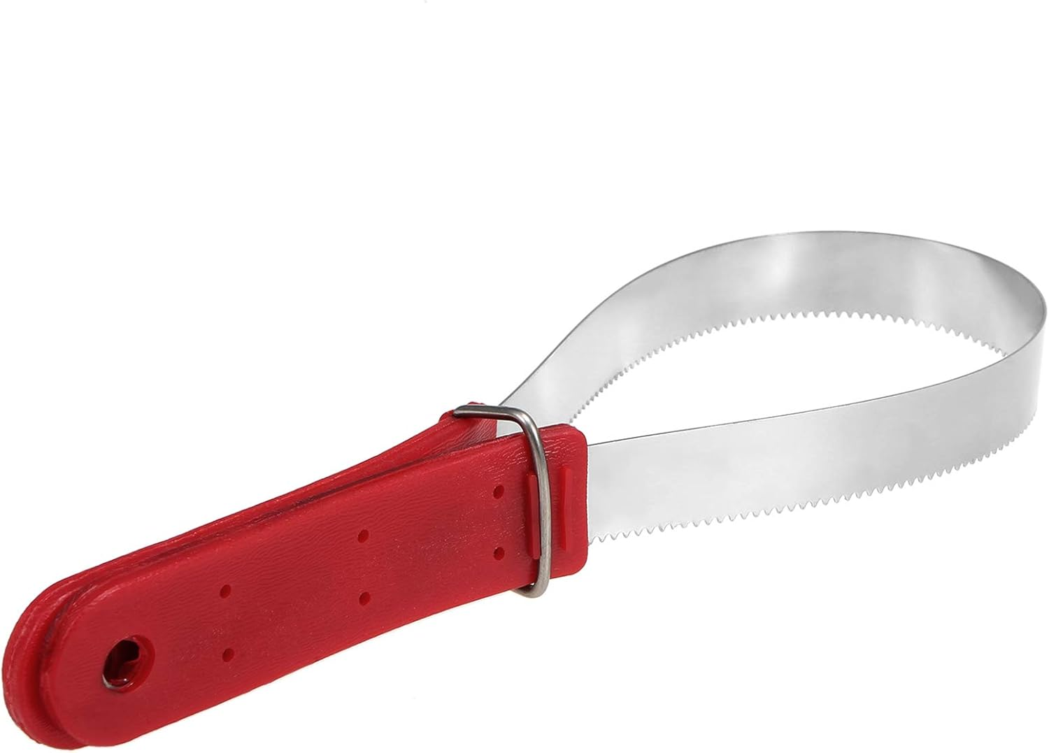Yasao Stainless Steel Equine Sweat Scraper Horse Shedding Grooming Tool Horse Deshedding Cleaning Loop Tool Comfortable Grip image number 2