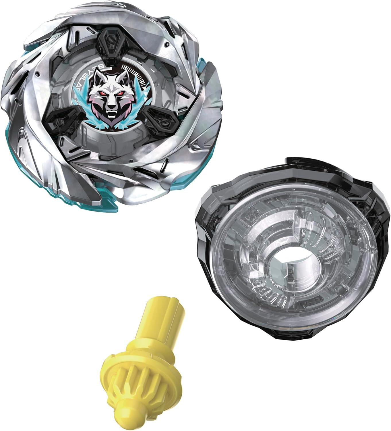 Hasbro Beyblade X Sterling Wolf 3-80FB UX Starter Pack Spinning Top and Starter Pack image number 5