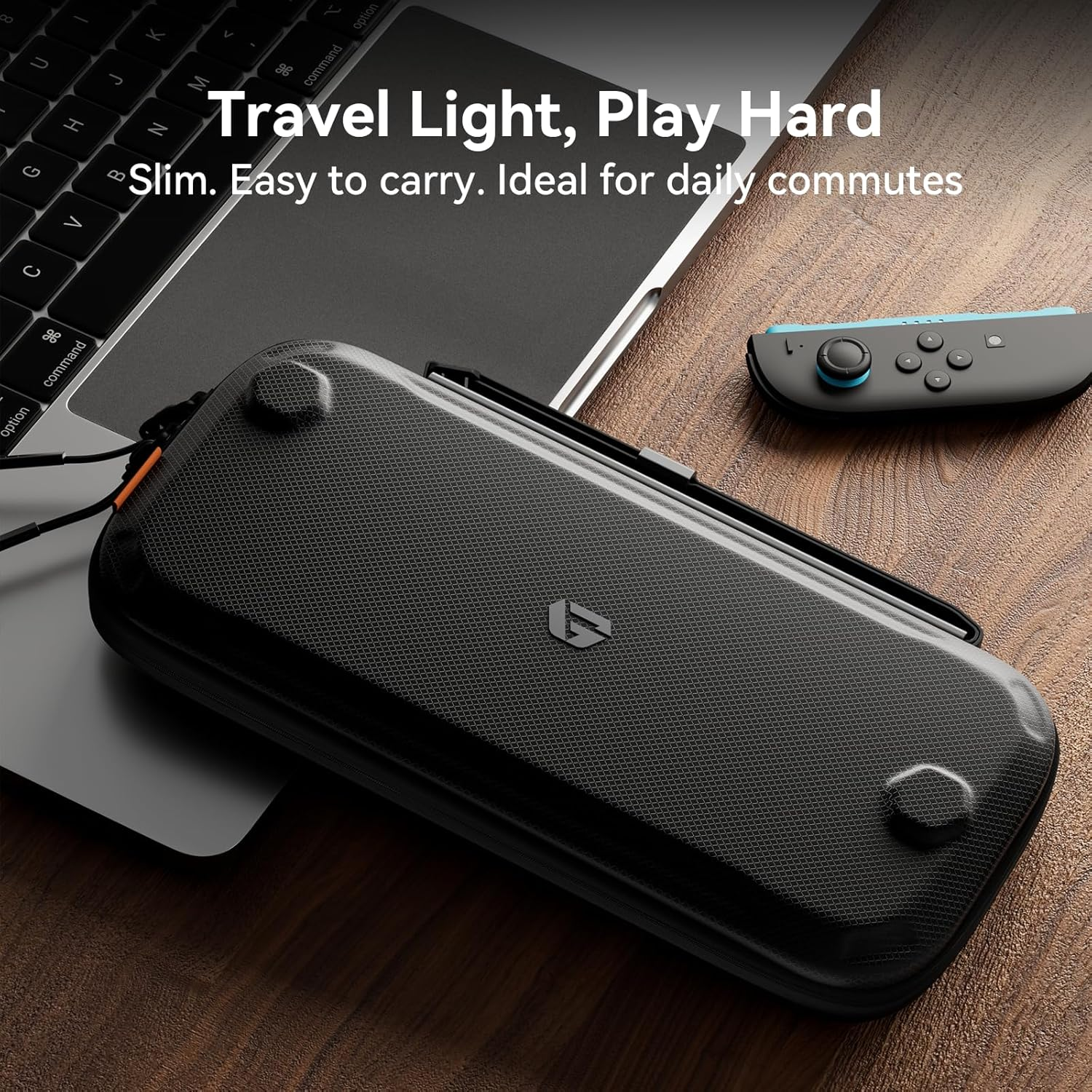 G.S.TAC Tactical Slim Carrying Case Compatible with Switch 2 (2025), Hard Storage Bag with 12 Game Card Slots, Portable Travel Case for Switch 2 Console and Accessories, Black image number 4