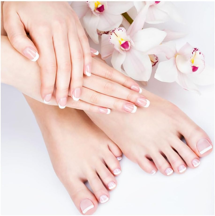 Nail Art Stencils Designs 36 Sheets Nail French Tip Guides Stickers Form Fringe for DIY Decoration Stencil Tools (Clear) image number 6