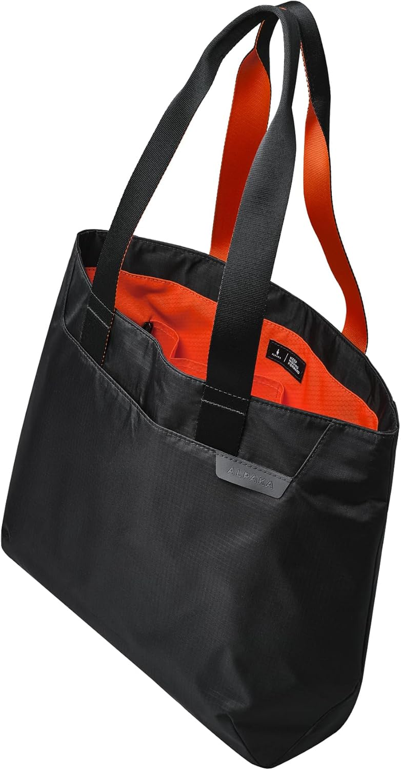 ALPAKA Elements Tote Bag 14.5L - Travel Totes with Foldable, Self-Standing, 6 Internal Pockets, Magnetic Suction