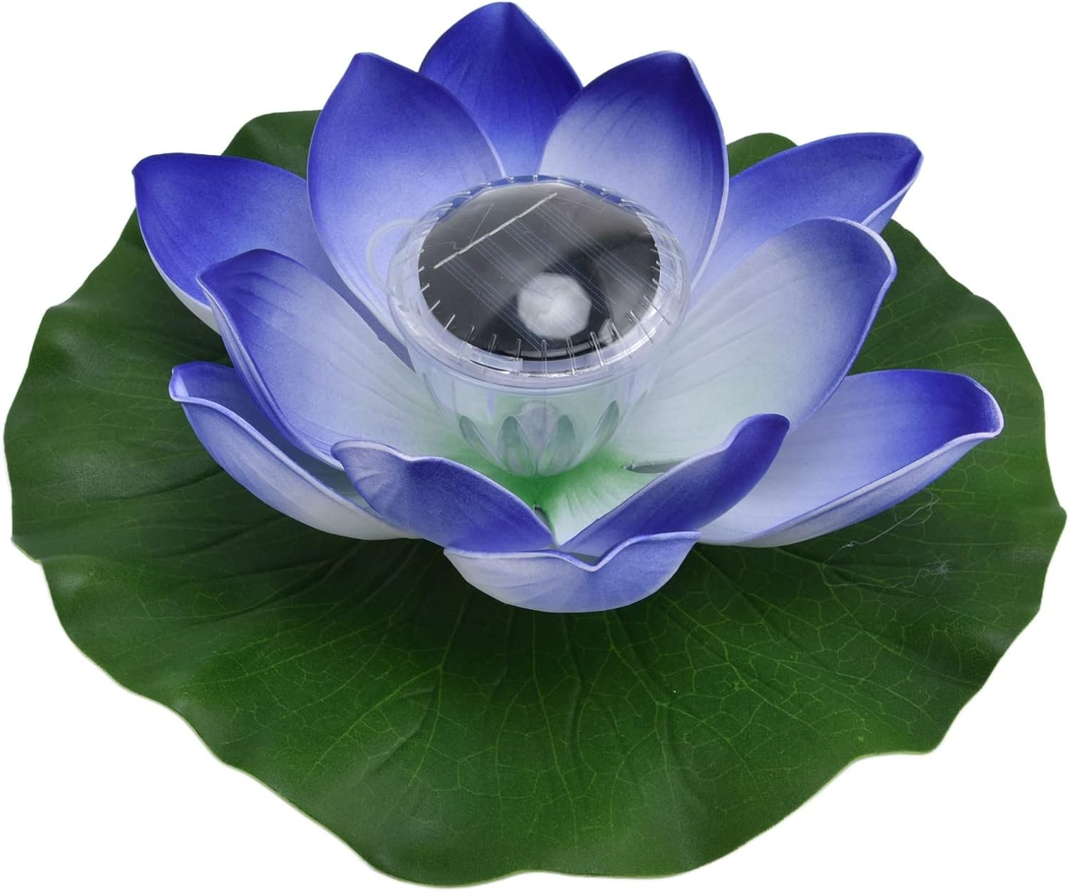 Solar LED Lotus Light Waterproof Floating Outdoor Garden Decoration image number 2