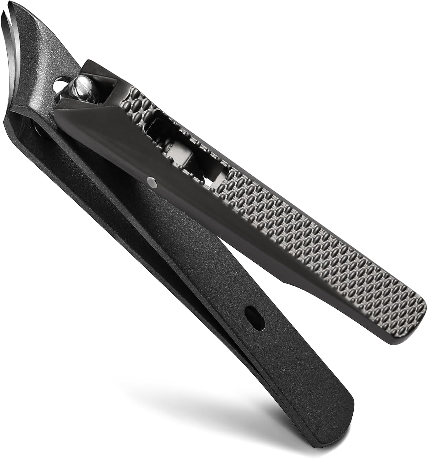 FVION Angled Nail Clippers, Ingrown Toenail Clipper for Thick Nails, Slant Curved Blade Nail Cutters Ingrown Nail Pain Relief Tool image number 1