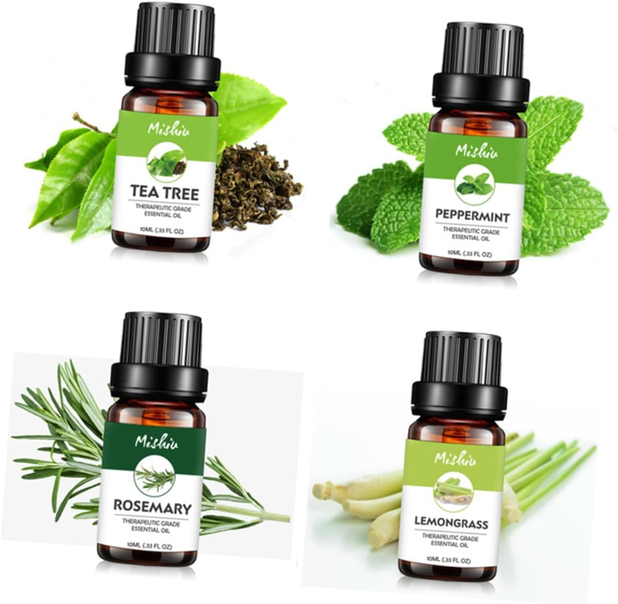 UTHCLO 8Pcs Perfume for Women Essential Oil Glass Perfume Oil Miss Plant