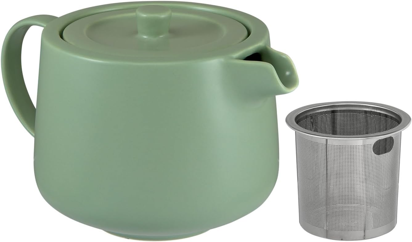 Maxwell & Williams Cafe Life Teapot with Infuser 500ML Seafoam Gift Boxed image number 3