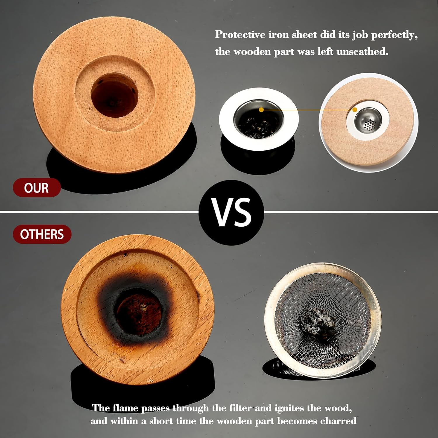 Cocktail Smoker Kit with 4 Wood Chips, Old Fashioned Whiskey Smoker Drinks Kit, Whisky Smoker for Cocktails, Wine, Whiskey, Bourbon, Husband, Dad image number 2