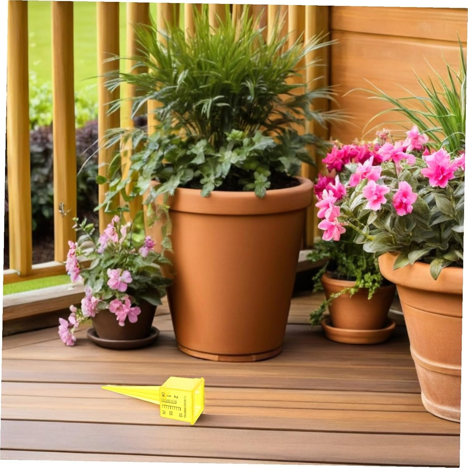 20Pcs Sprinkler Water Gauge Wide Mouth Rainfall Measurement Tool for Garden and Lawn with Dual Scales Easy Soil Installation for Accurate Outdoor Water Monitoring image number 1