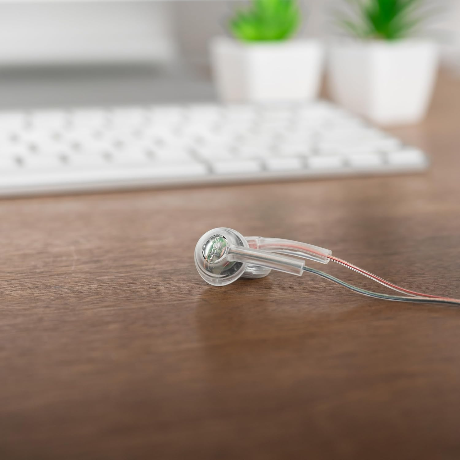 Koss Cl3I Clear Transparent In-Ear Bud, Retro Style, In-Line Micrphone and Remote, 3.5Mm Wired Plug image number 2