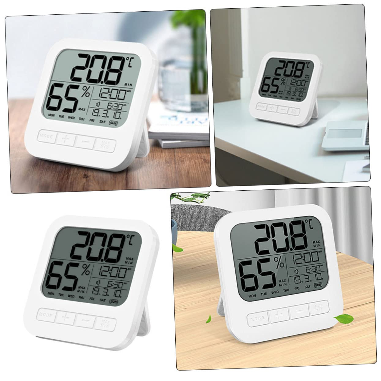 DECHOUS Digital Indoor Hygrometer High Accuracy Humidity Meter, Wall-Mountable Electronic Temperature and Humidity Monitor for Home and Baby Room image number 4