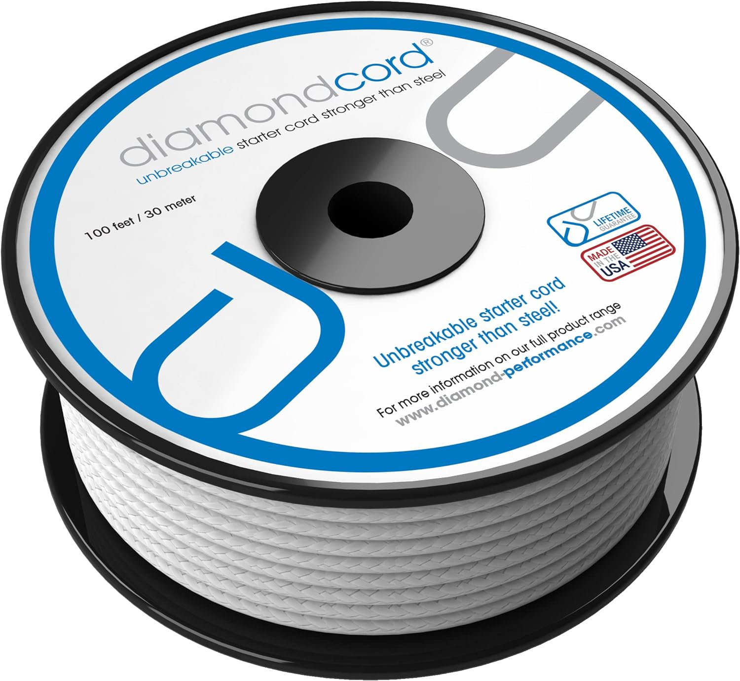 100 Feet by 2.8Mm Unbreakable Gas Engine Pull Starter Recoil Replacement Cord Spool image number 1