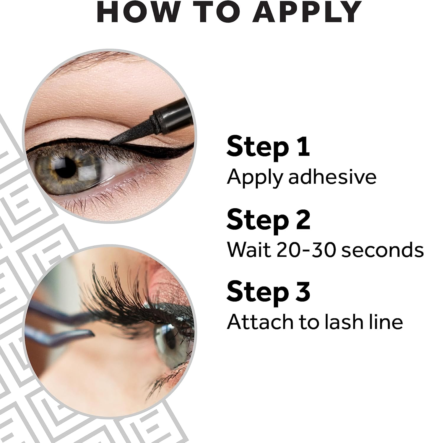 Eylure Line & Lash, 2-In-1 Adhesive Eyeliner, Black, 0.7Ml image number 5