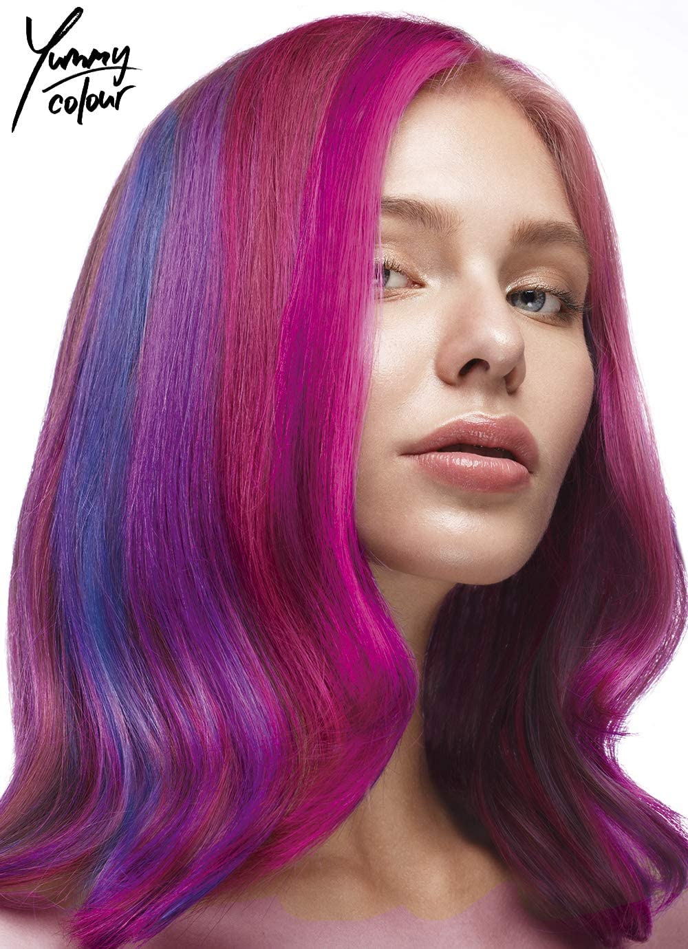 Stargazer Products Yummy Colour Semi-Permanent Hair Dye Strip Kit 4 Shades Vibrant 40Ml image number 3