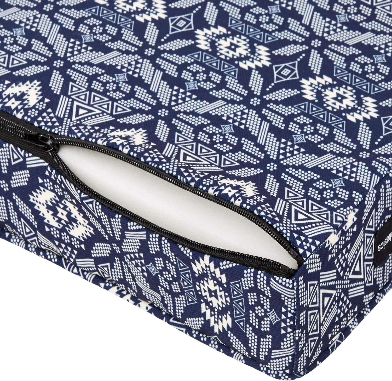 Amazon Basics Foam Pet Bed for Cats or Dogs - X-Large, Blue image number 1