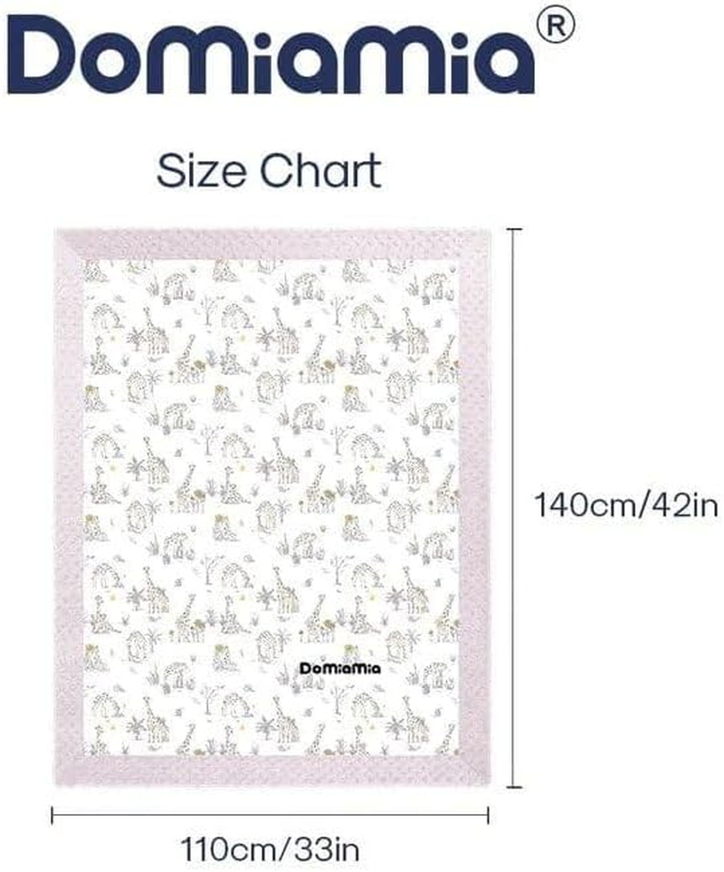 Domimia Thick Padded Minky Cotton Kids Blanket, Butterfly Soft Coziness, 3D Dotted Fabric Blanket- 2.5 Tog