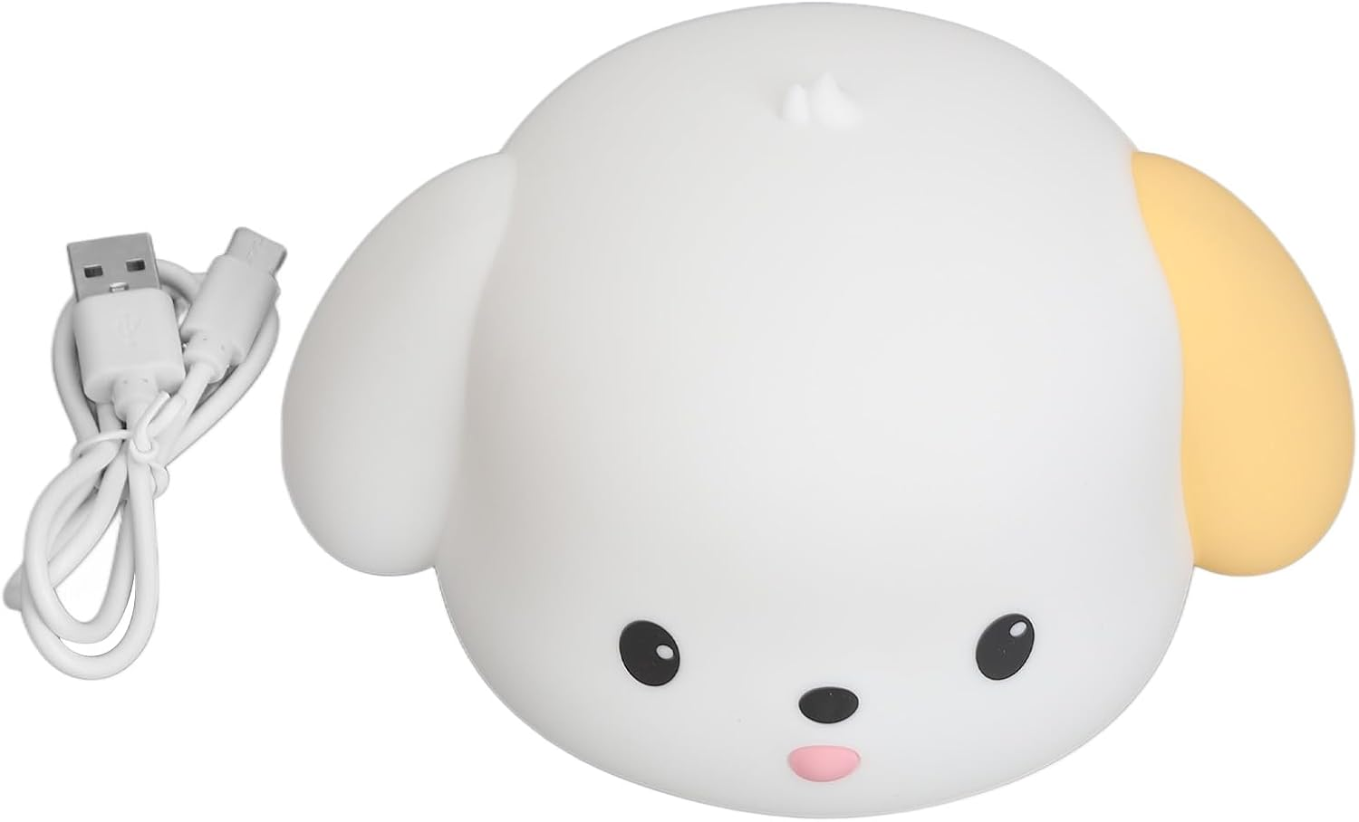 Night Light Soft Silicone Dog Lamp Glowing Light for Kids Study Rooms image number 6