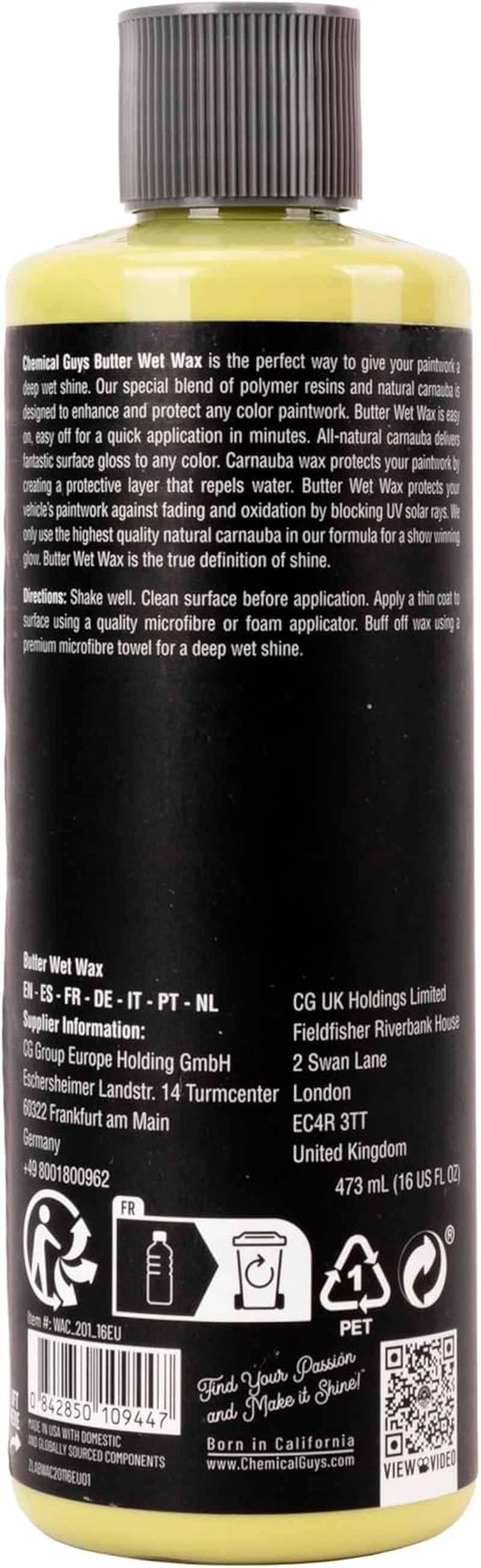 Chemical Guys WAC_201_16 Butter Wet Wax (16 Oz) image number 2