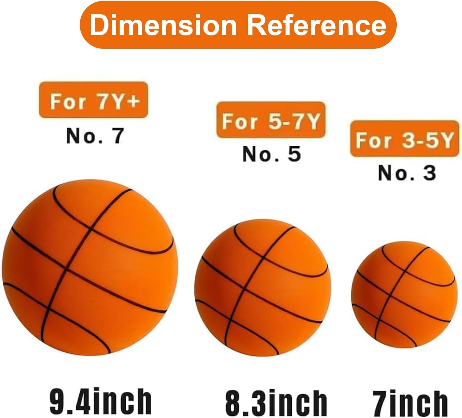 Silent Basketball, 2025 Upgrade Dribble Silent Basketball, Foam Indoor Training Quiet Ball