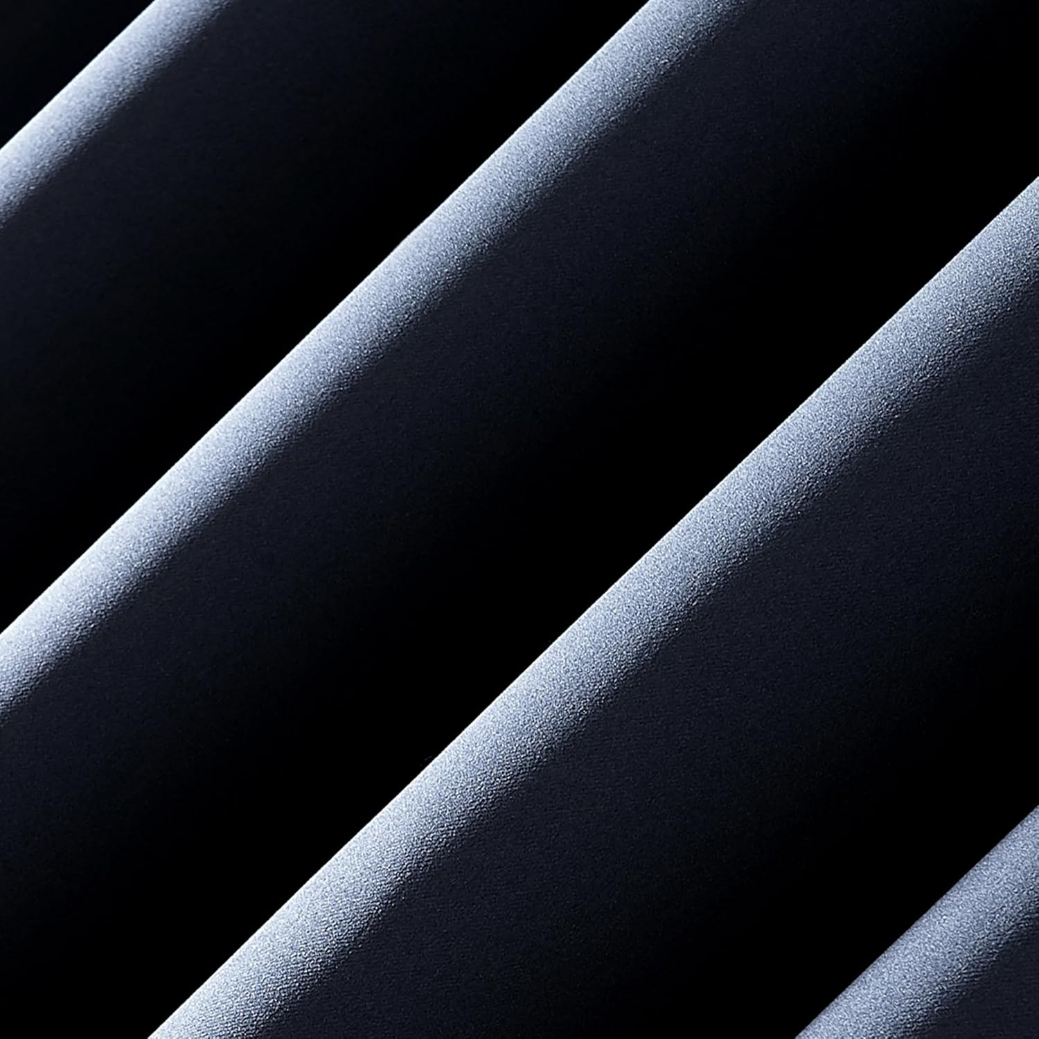 Sun Zero Nordic 2-Pack Theater Grade Noise Reducing Extreme 100% Blackout Grommet Curtain Panel Pair, 52" X 54, Navy Blue image number 2