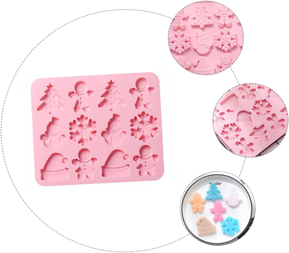 Silicone Mold for Baking Biscuit Mold and Cake DIY Mould for Christmas Silicone Moulds to Create Gingerbread Christmas Decor image number 2