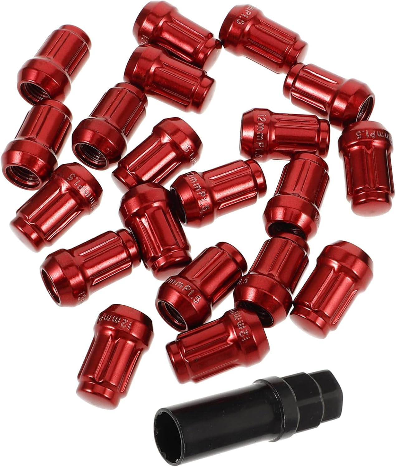 COSMEVIVI 20Pcs Spiral Mother Wheel Nut Covers Tyre Accessories Car Wheel Nut Caps Lug Covers Car Tire Caps Protect Bolts image number 2