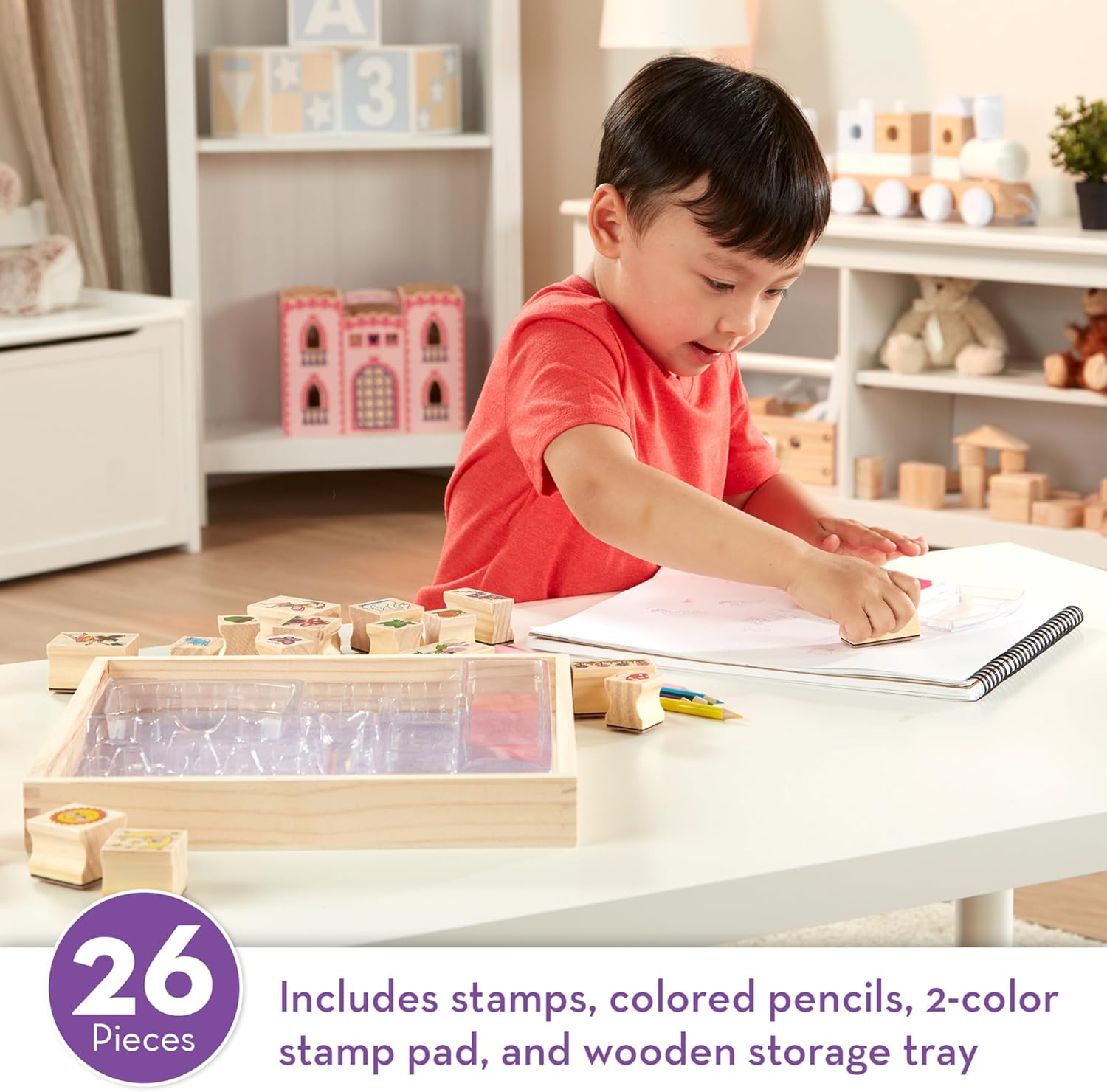 Melissa and Doug - Stamp a Scene - Fairy Garden image number 2