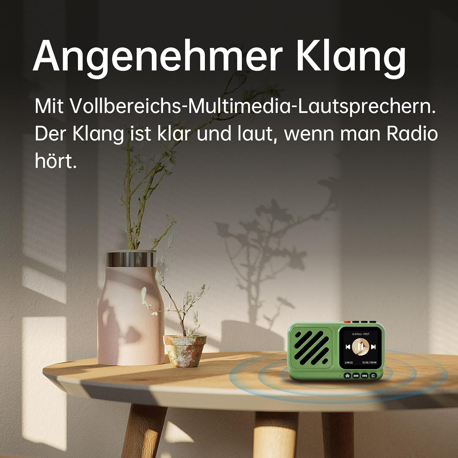 CHOYONG Voyager Bluetooth Speaker Wireless Internet Radio Global Version with Wifi/4G,World Radio Station,Bt5.3, Electronics for Home/Travel/Outdoor Mini Portable Speaker image number 3