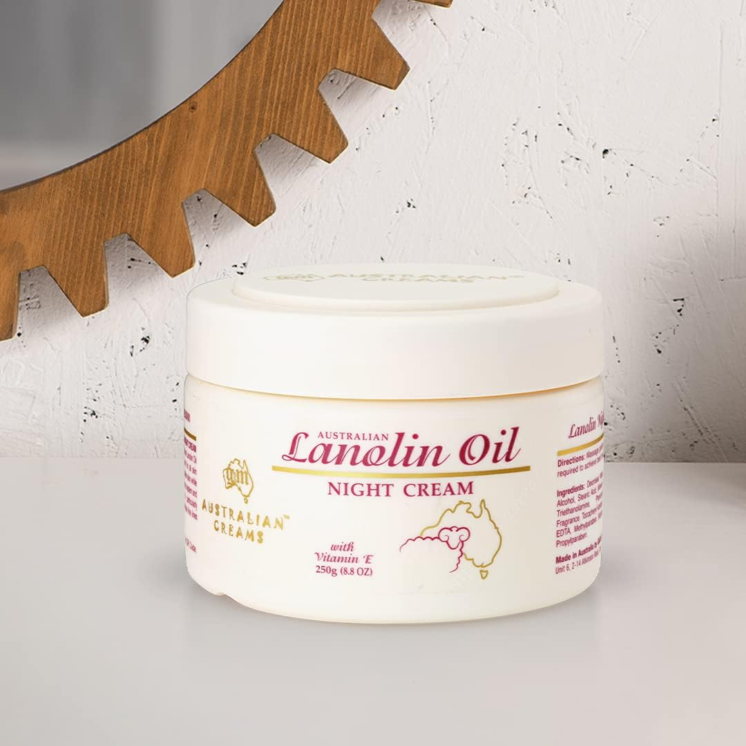 Australian Creams Lanolin Oil Night Moisturising Cream 250 G image number 2