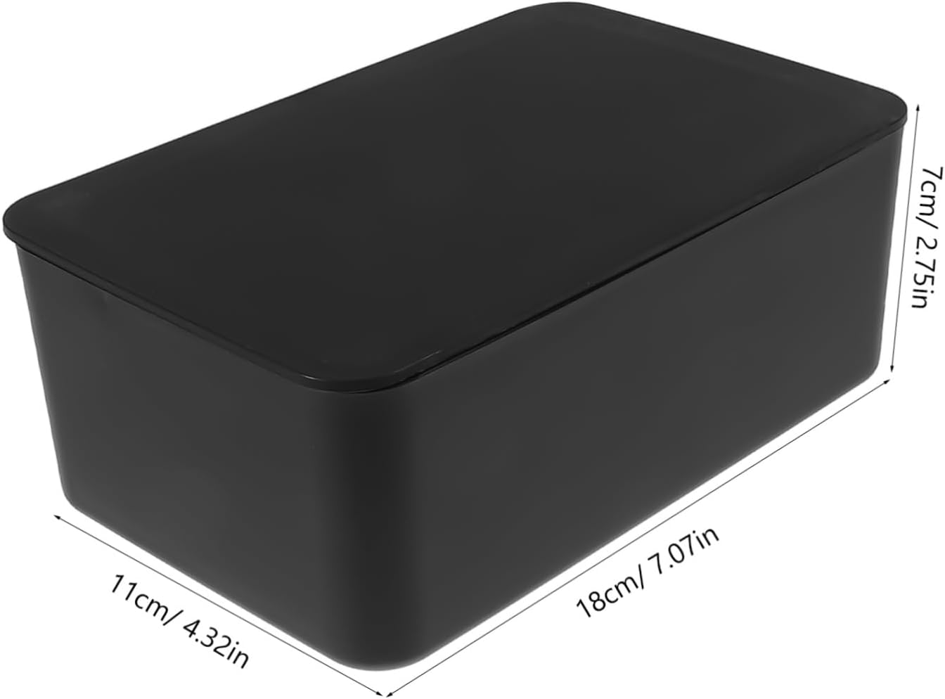 Yardenfun Refillable Wipes Dispenser Box Elegant Plastic Tissue Holder with Lid for Home and Office Stylish Wipe Storage Modern Design for Easy Access and Versatile Placement image number 2