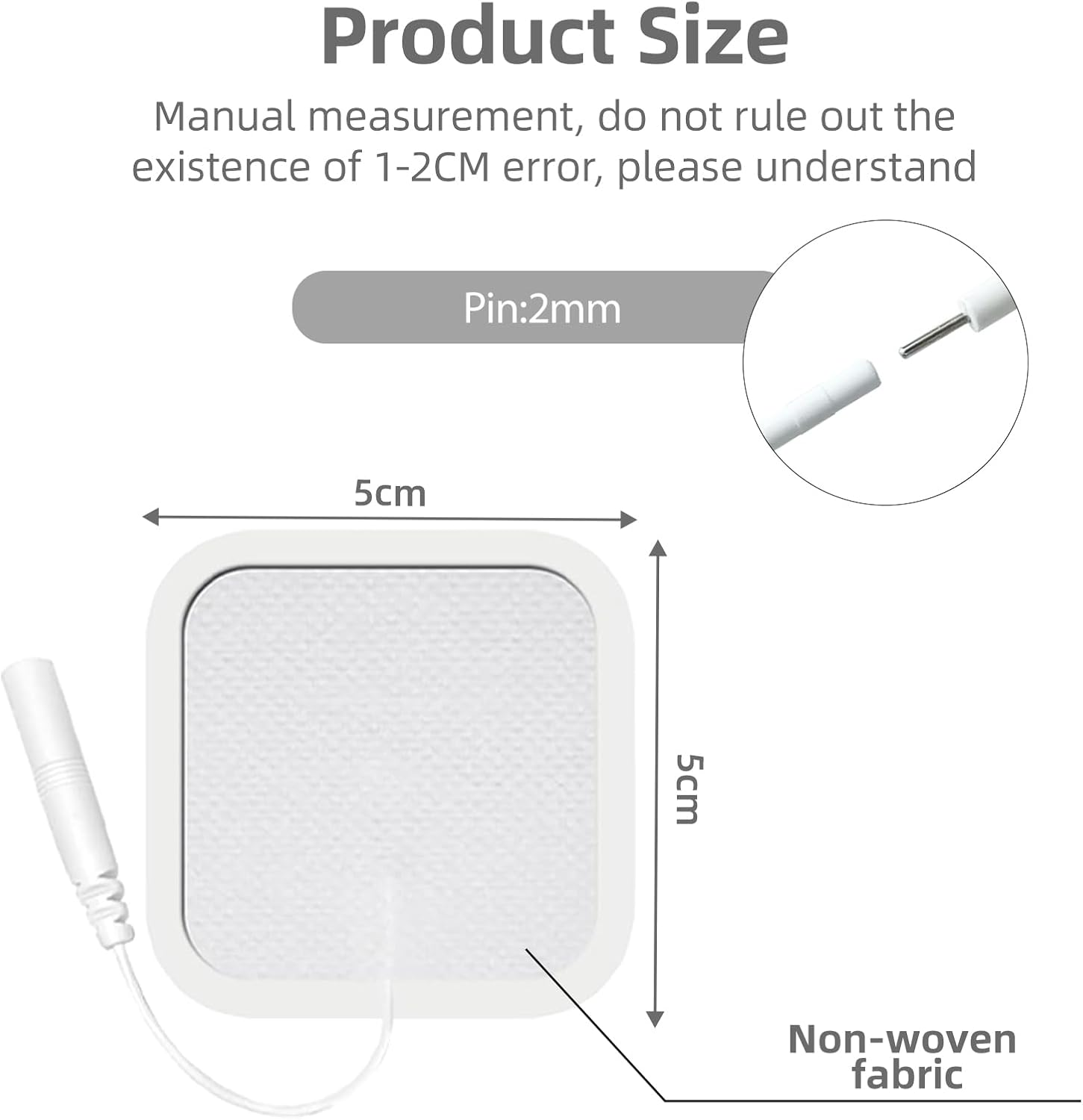 Hzqzaoan 10-Pack Gel Pads Replacement Set for Massager | TENS Machine Pads & TENS Pads | Long-Lasting Adhesive Gel Pads for Comfortable Therapy Sessions &ndash; Reusable & Skin-Friendly image number 3