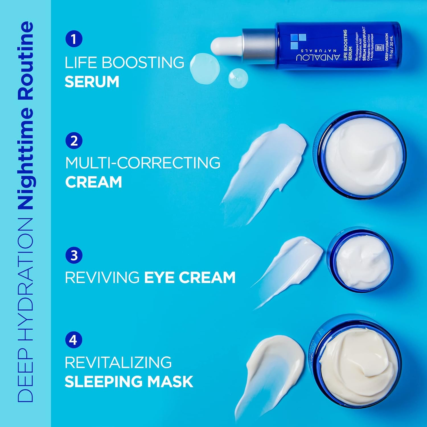 Andalou Naturals Deep Hydration Reviving Eye Cream, 0.45 Oz image number 5