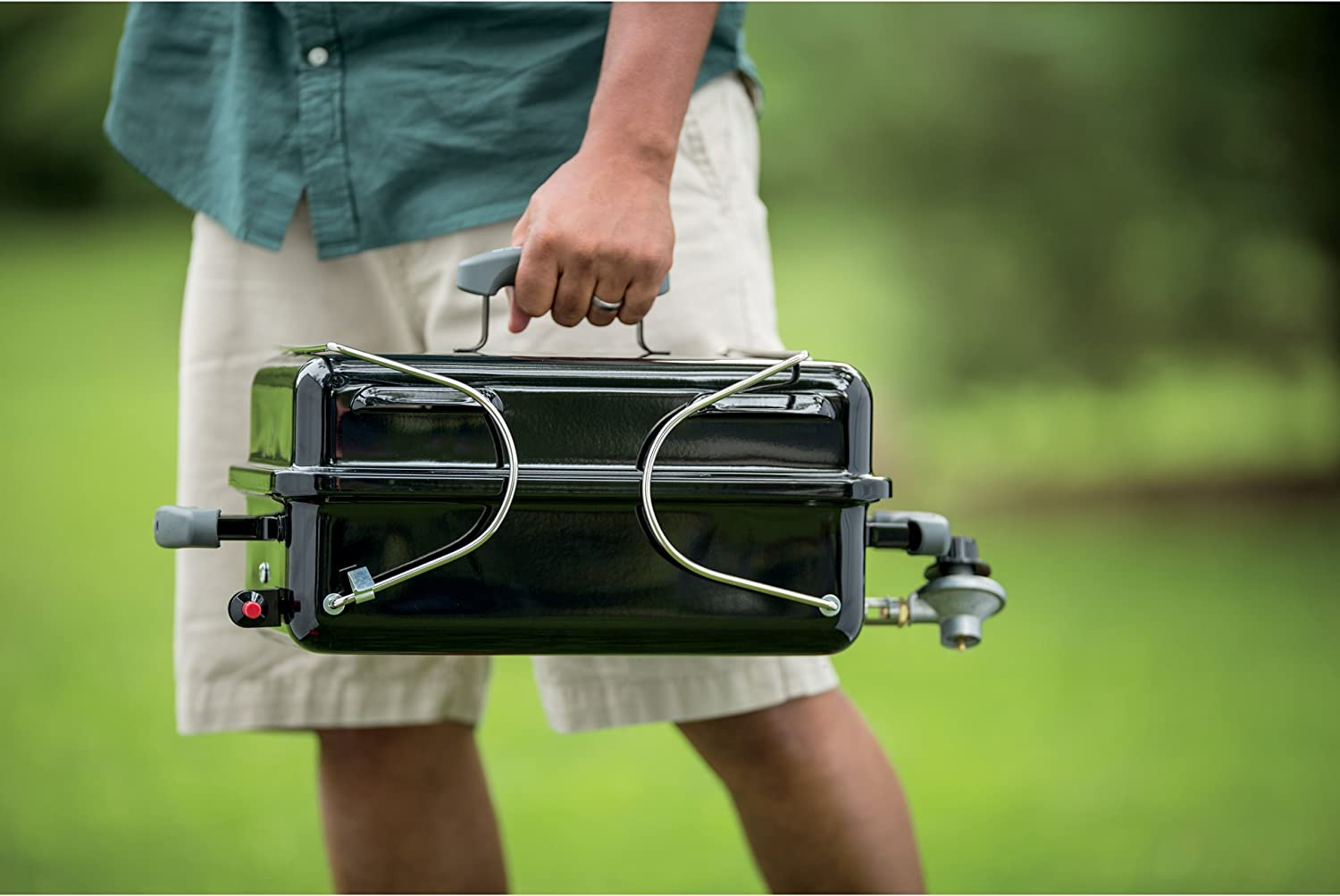 Weber Go-Anywhere Gas Grill, One Size, Black image number 1