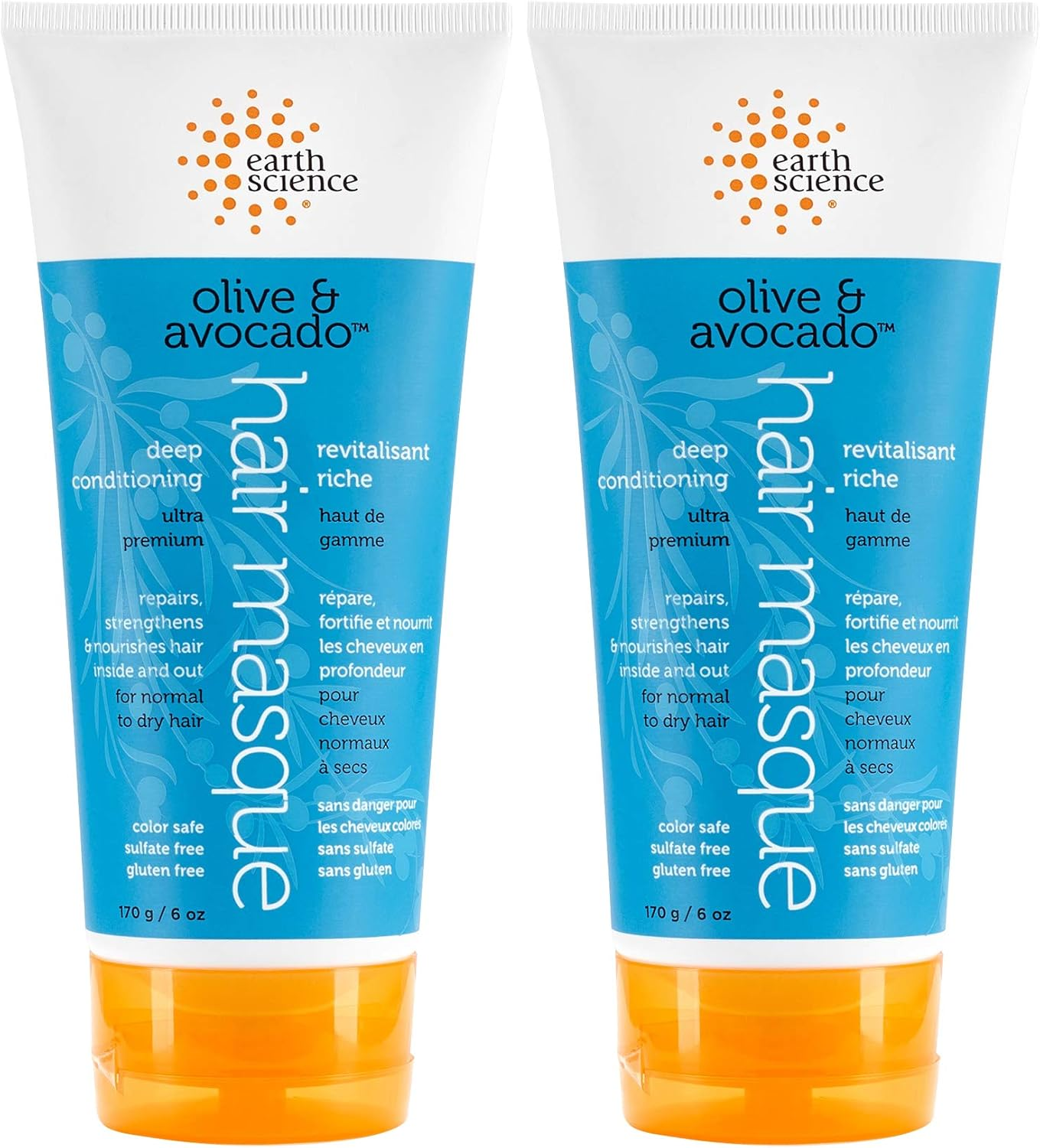 Earth Science - Deep Conditioning Hair Masque Olive & Avocado - 6 Oz. image number 2
