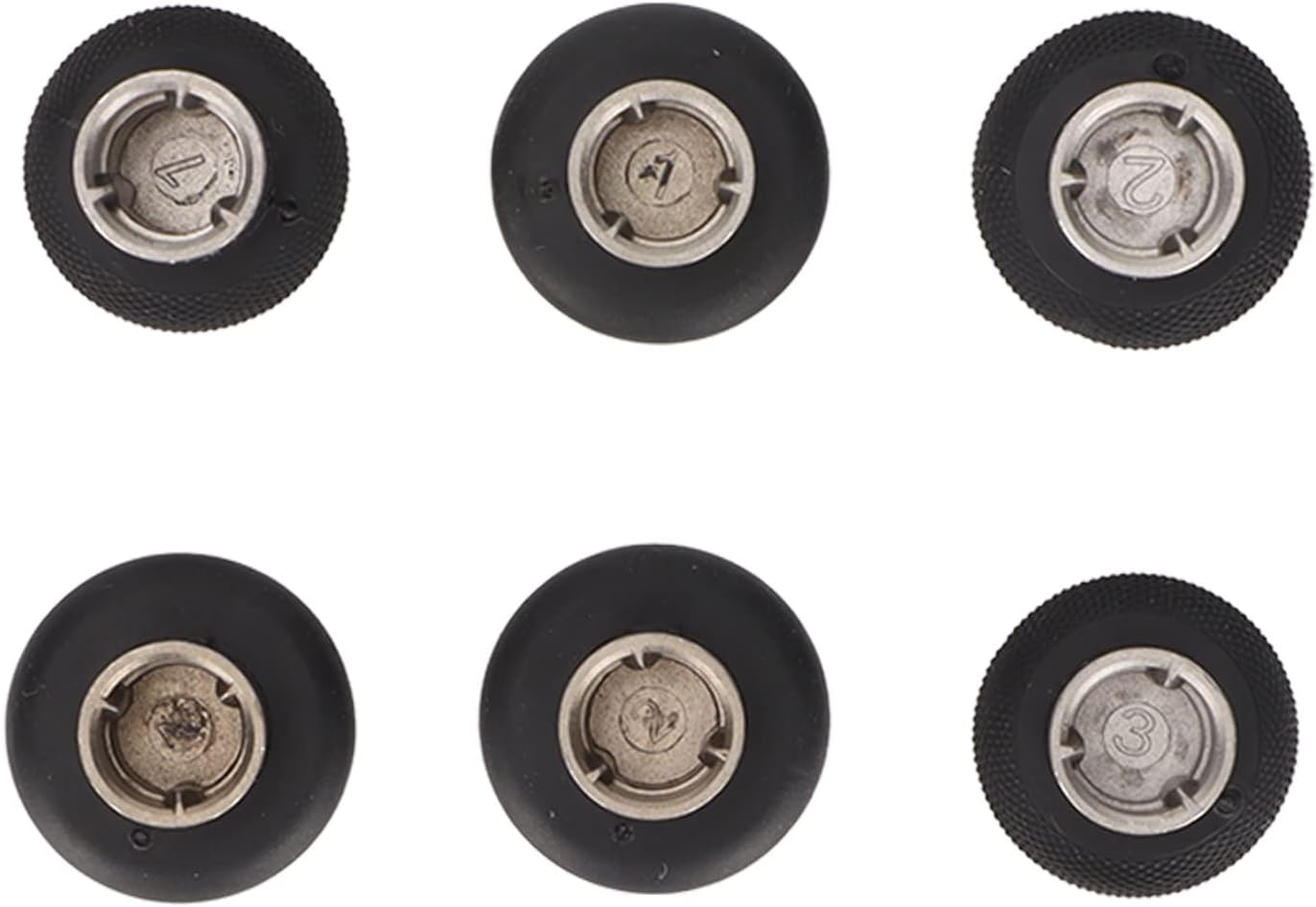 Ejoyous 6 Pack Replacement Joysticks, Stainless Steel Grips, Multiple Heights Adjustable Removable Customizable, for X Box One Controller Series 2 (Model 1797 Only) image number 6