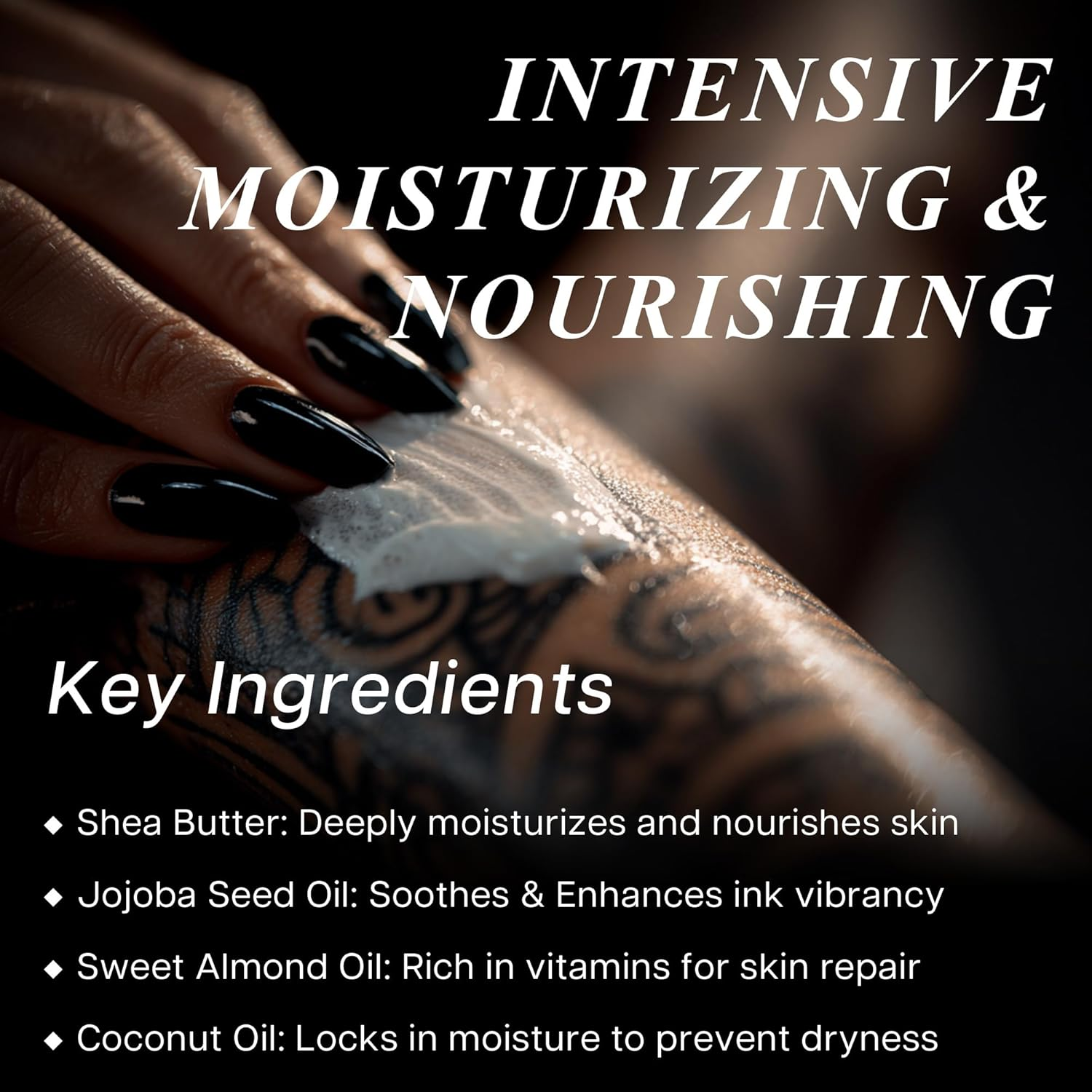 VRAIKO MELAO Tattoo Butter Aftercare 5.3Oz Tattoo Balm | Enhancing Old Tattoos & Hydrate New Ink | Shea Butter Jojoba & Coconut Oil Clean Formula Cream| No-Petroleum image number 6