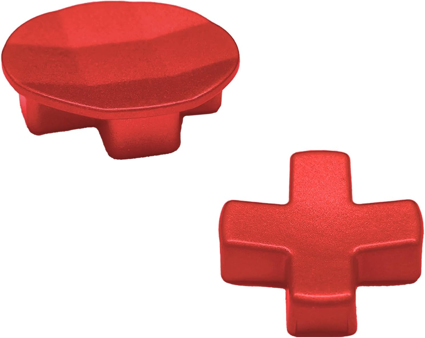 2 in 1 Metal D-Pads Set for Xbox Elite Series 2 Controller, Replacement Parts Directional Pad Button Kits for Xbox Controller Series 2 Core/Elite Series 2 Controller(Red) image number 1
