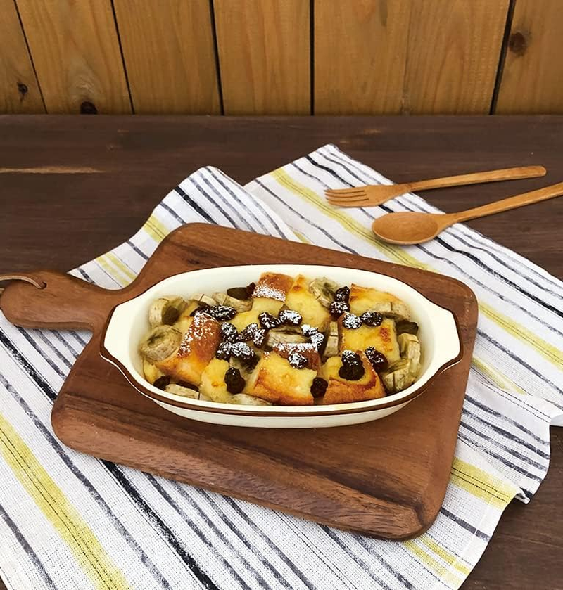 Decole Corporation FIKA TW-86431 Gratin Dish, Oval Am&eacute;, Banko Ware, Microwave/Oven/Dishwasher Safe, Made in Japan, Approx. 8.3 X 4.5 X 1.6 Inches (210 X 115 X 40 Mm) image number 2