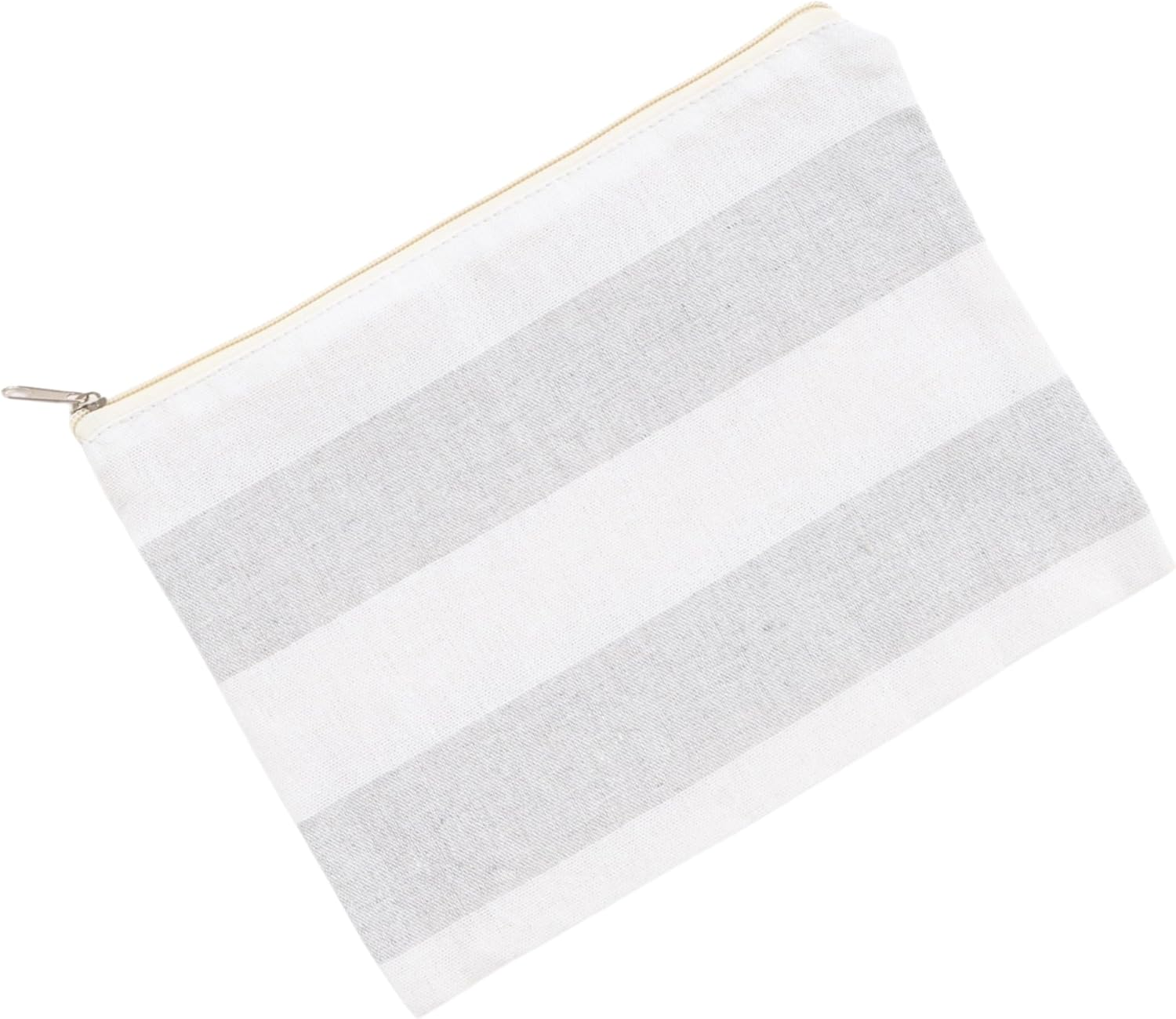 Cotton Wash Bag with Stripes 27 X 20 X 1 Cm 4 Designs Fresh Colours for Beach, Pool and Travel